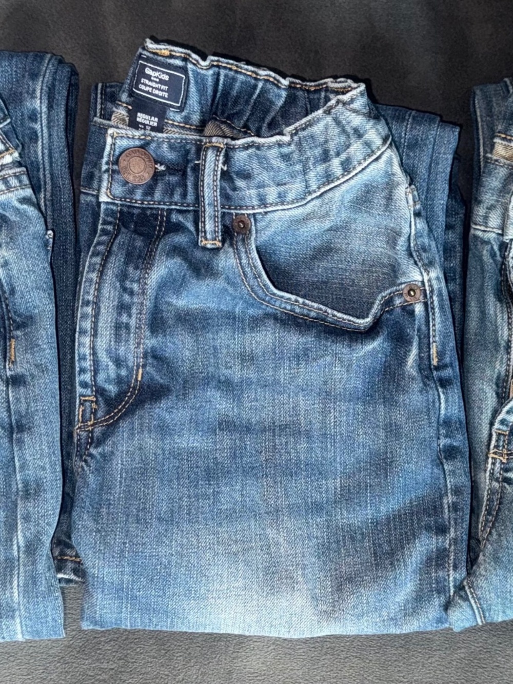 Gap Boys Straight Fit Regular Jeans – US Size 12 (3 Pairs Available!)
